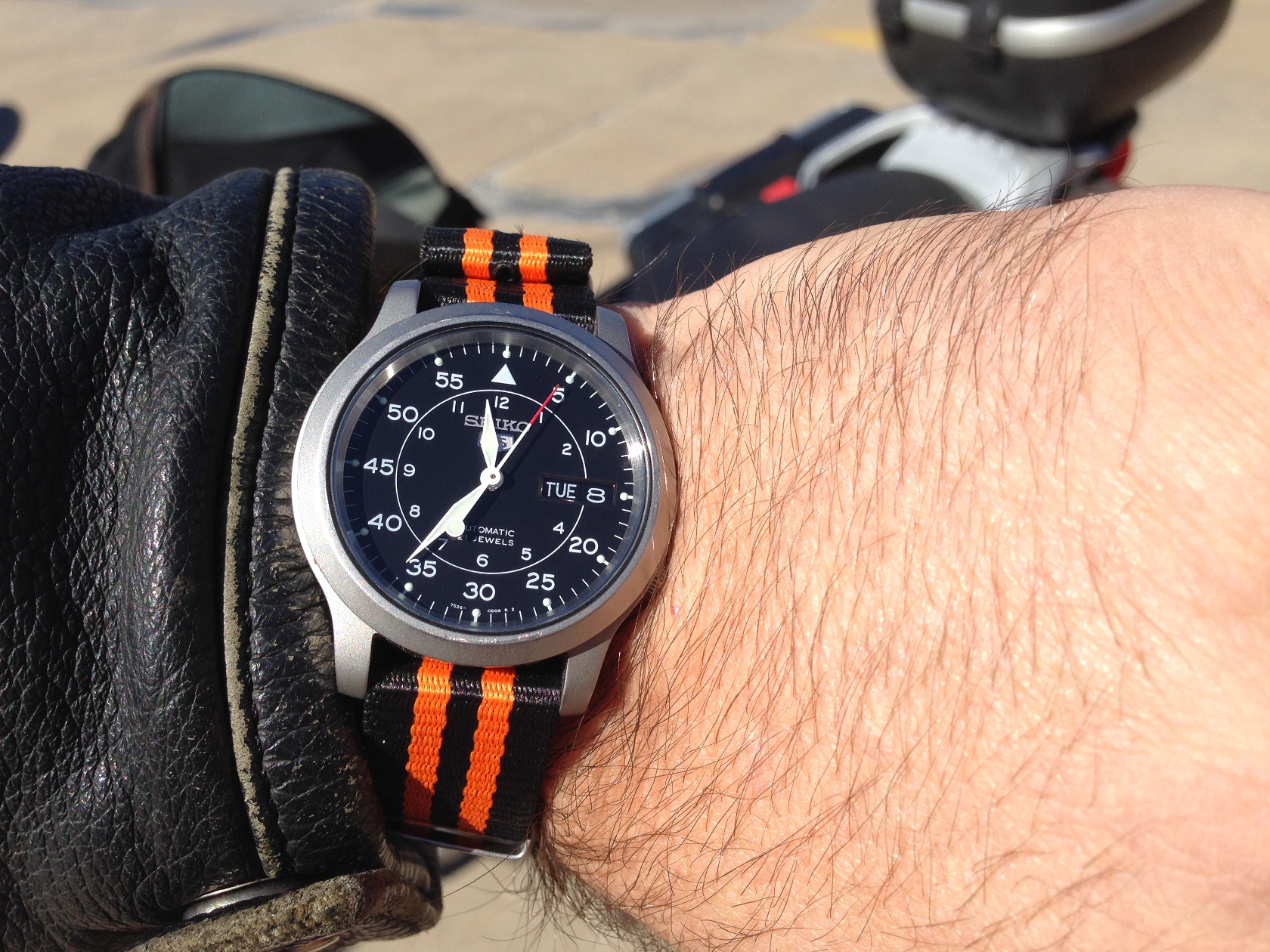 Nato Strap on the Seiko 5